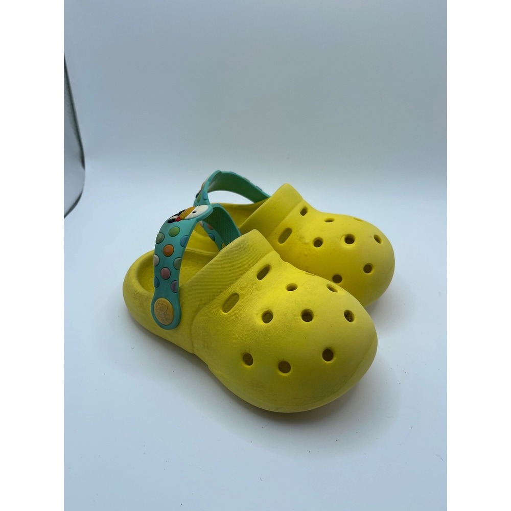 Duck Clogs‎ Sandals Yellow Slip On Casual Cute Toddler Shoes ISOMM